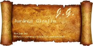 Jurányi Gizella névjegykártya